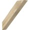 Ekena Millwork 4"W x 20"D x 20"H Traditional Rough Sawn Knee Brace, Douglas Fir BRC04X20X20TRA00RDF - alternate 1